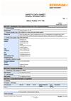 Safety data sheet: Silicone rubber VTV 740